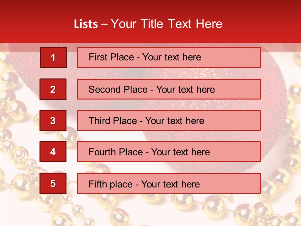 Celebration Glass Ball PowerPoint Template
