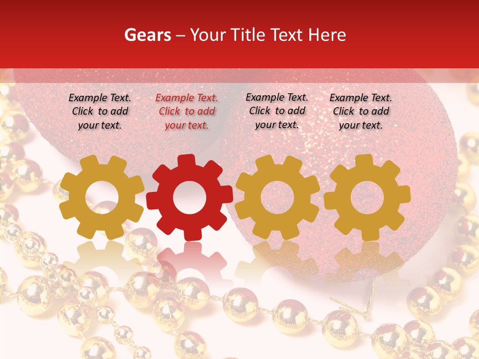 Celebration Glass Ball PowerPoint Template