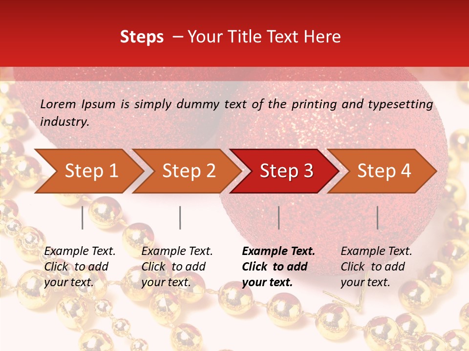 Celebration Glass Ball PowerPoint Template