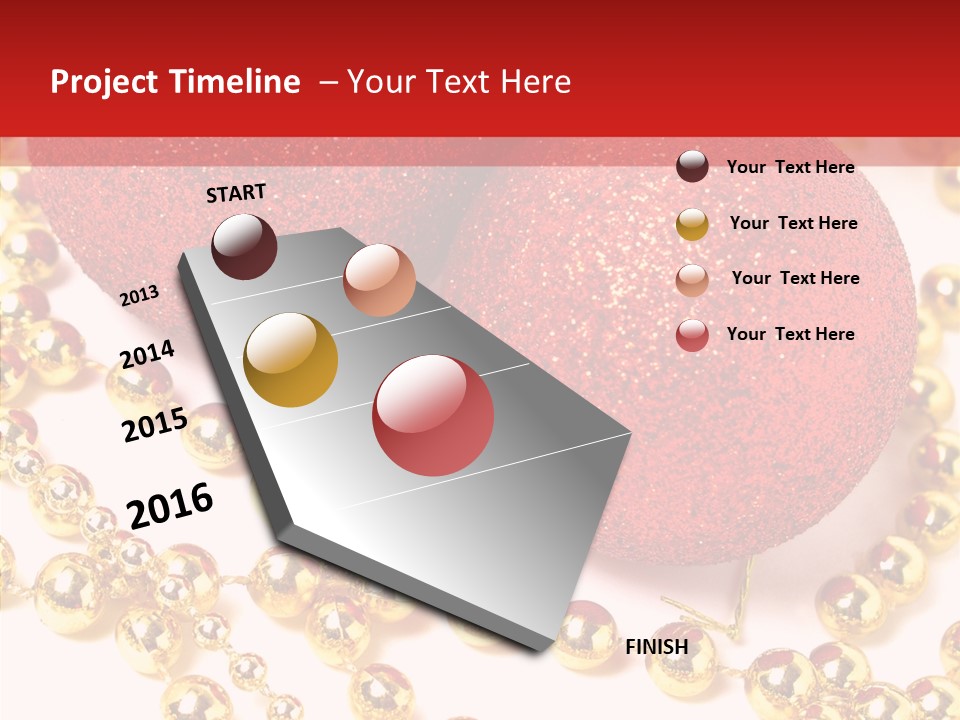 Celebration Glass Ball PowerPoint Template