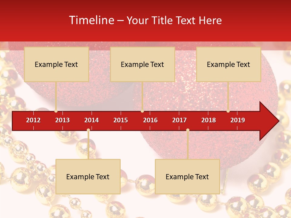 Celebration Glass Ball PowerPoint Template
