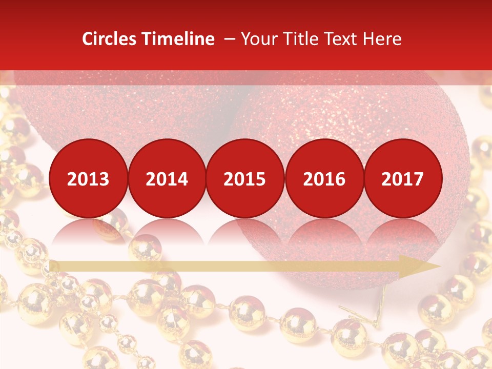 Celebration Glass Ball PowerPoint Template