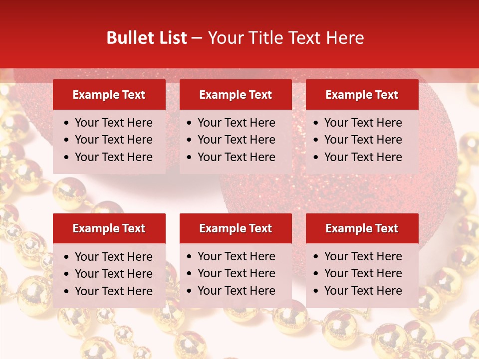 Celebration Glass Ball PowerPoint Template