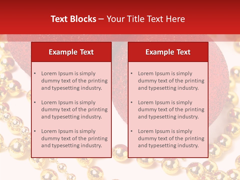 Celebration Glass Ball PowerPoint Template