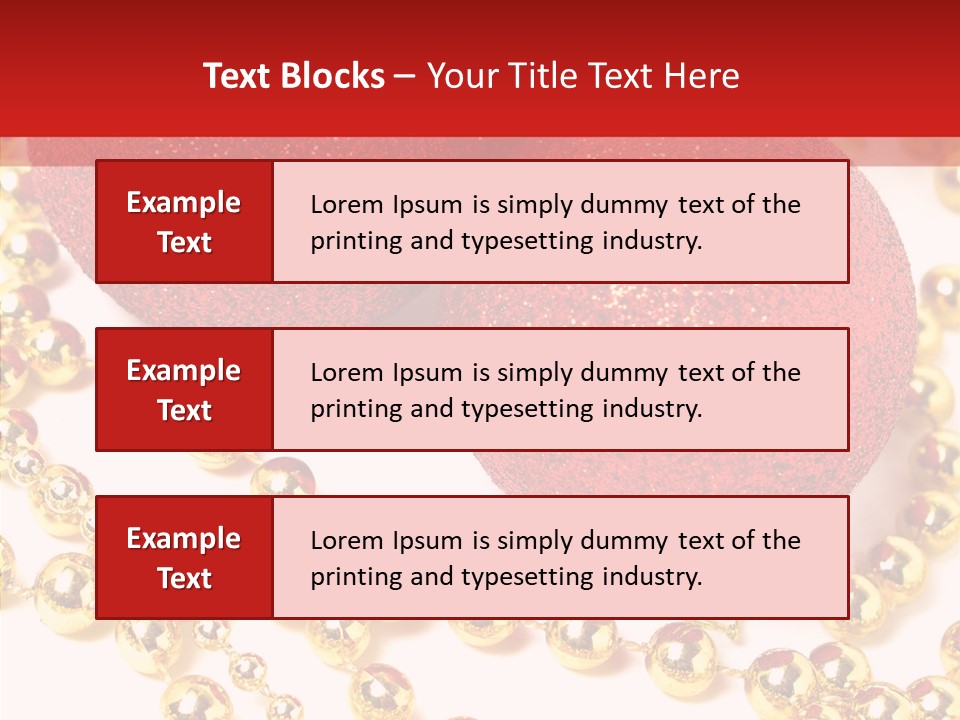 Celebration Glass Ball PowerPoint Template