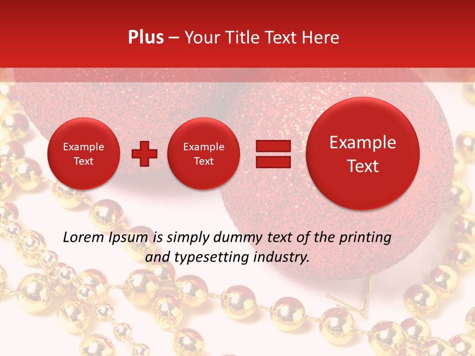 Celebration Glass Ball PowerPoint Template