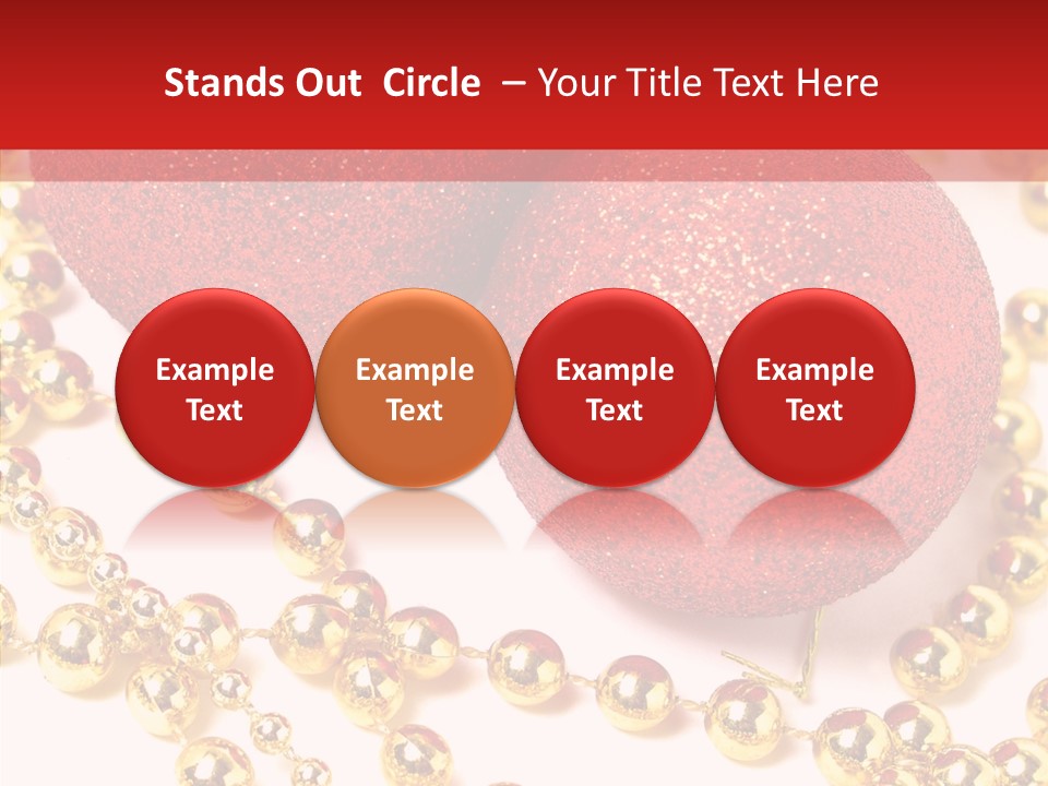 Celebration Glass Ball PowerPoint Template