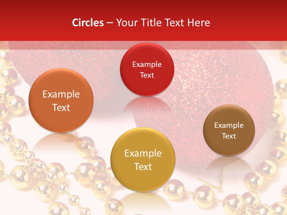 Celebration Glass Ball PowerPoint Template