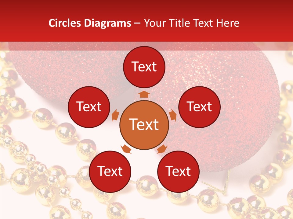 Celebration Glass Ball PowerPoint Template