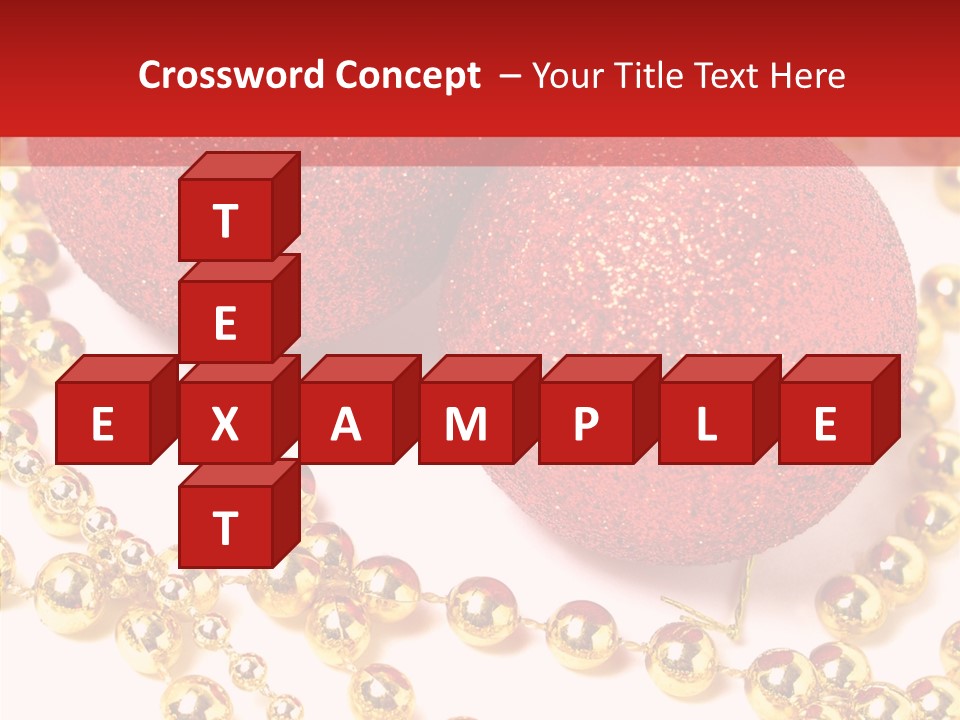 Celebration Glass Ball PowerPoint Template