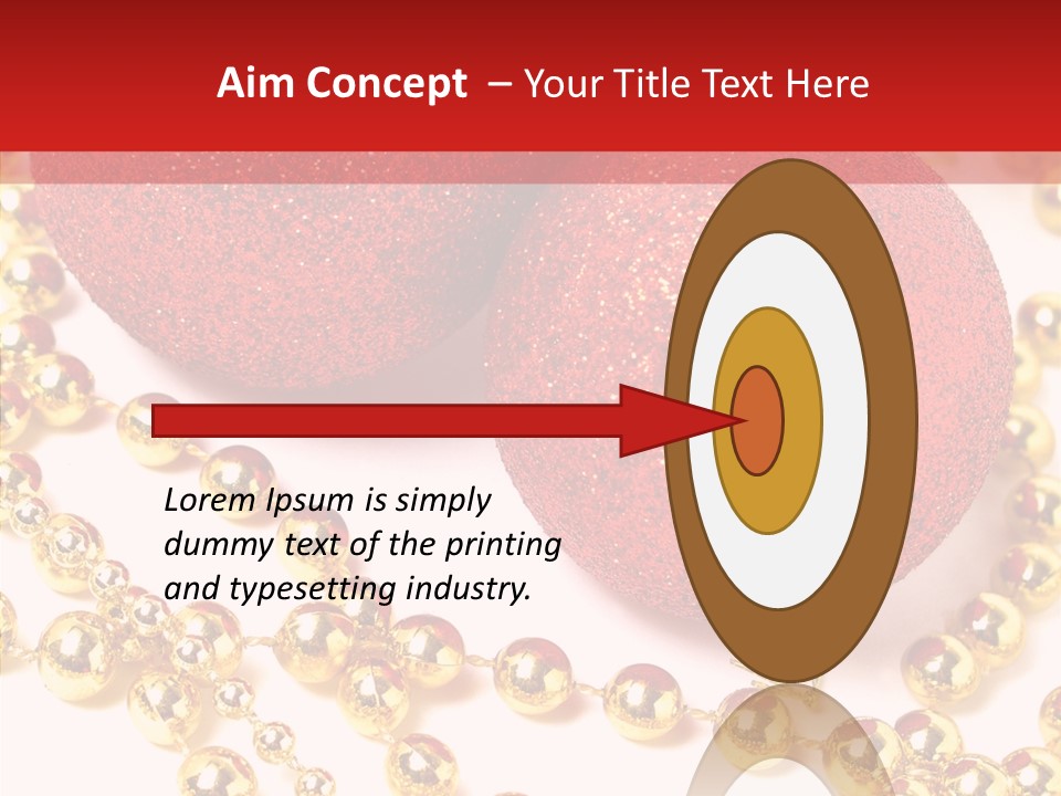 Celebration Glass Ball PowerPoint Template