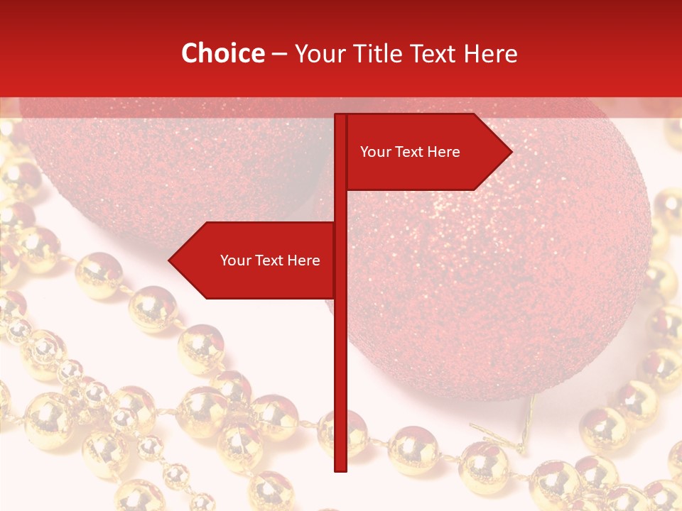 Celebration Glass Ball PowerPoint Template