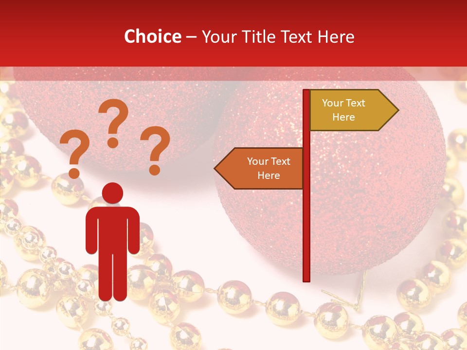 Celebration Glass Ball PowerPoint Template