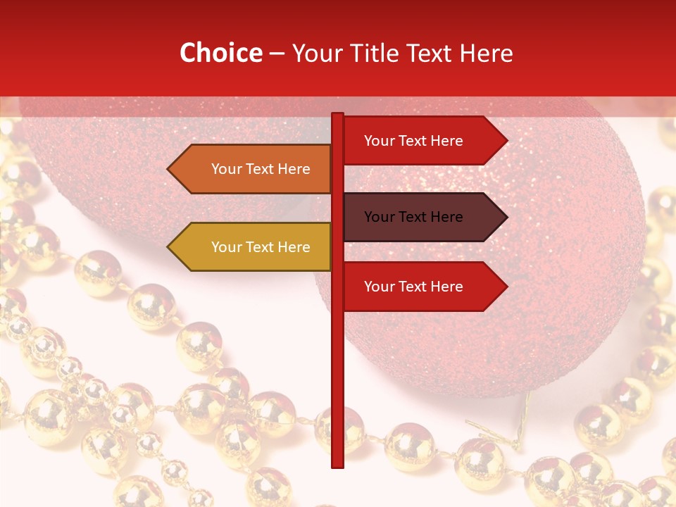 Celebration Glass Ball PowerPoint Template