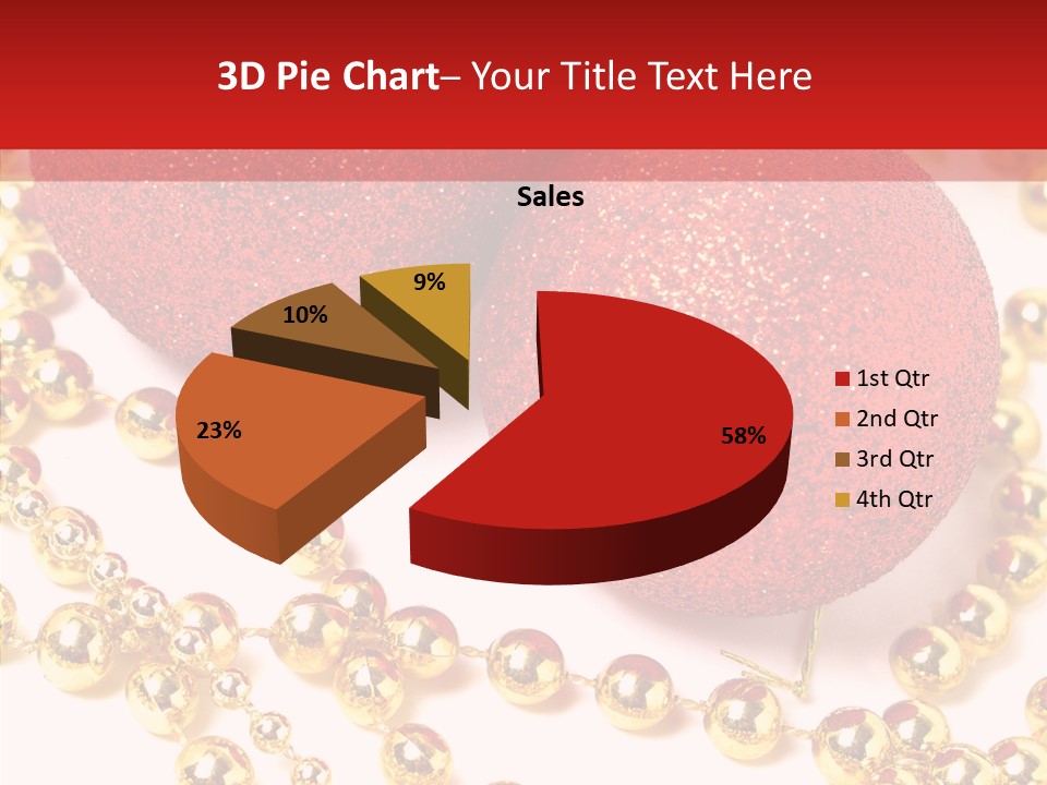 Celebration Glass Ball PowerPoint Template