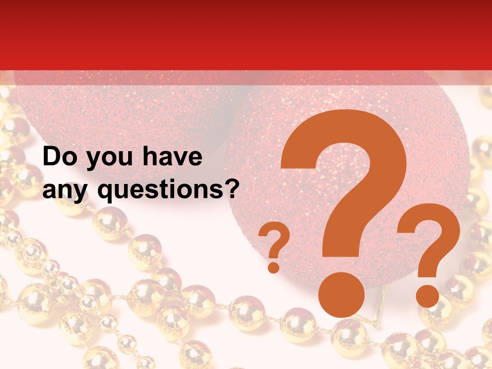 Celebration Glass Ball PowerPoint Template