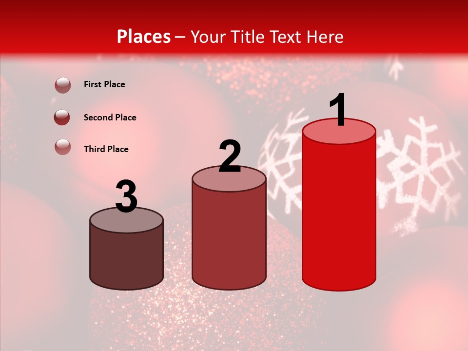 Ball Holiday Ornament PowerPoint Template