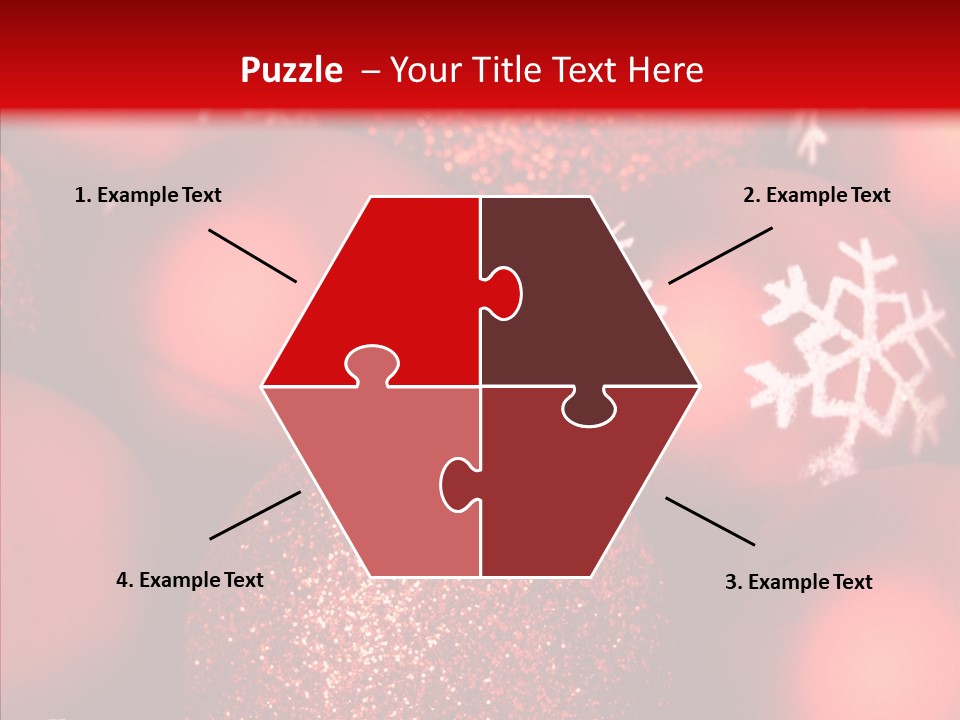 Ball Holiday Ornament PowerPoint Template