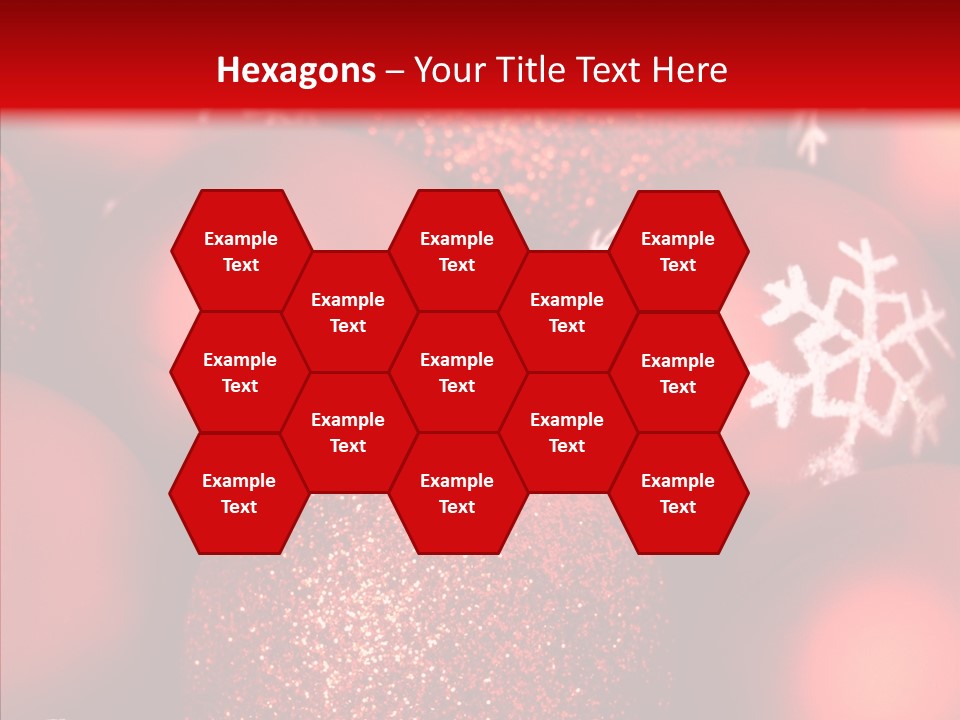 Ball Holiday Ornament PowerPoint Template