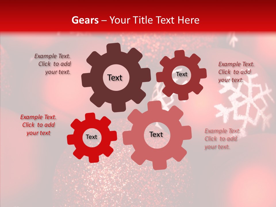 Ball Holiday Ornament PowerPoint Template