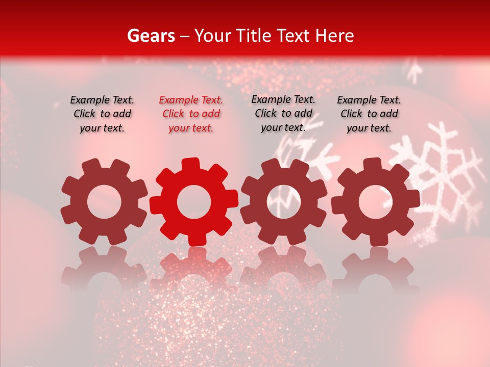 Ball Holiday Ornament PowerPoint Template