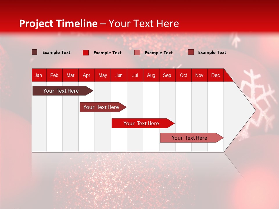 Ball Holiday Ornament PowerPoint Template