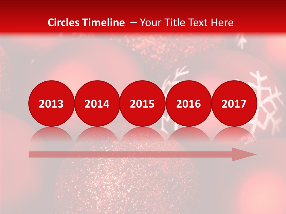 Ball Holiday Ornament PowerPoint Template