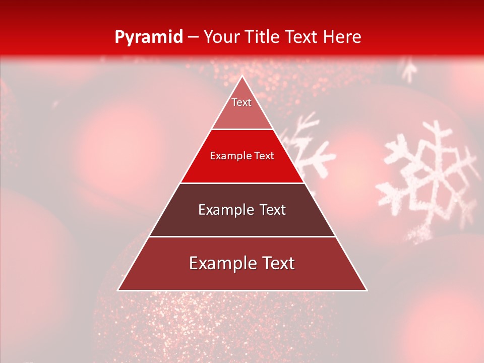 Ball Holiday Ornament PowerPoint Template