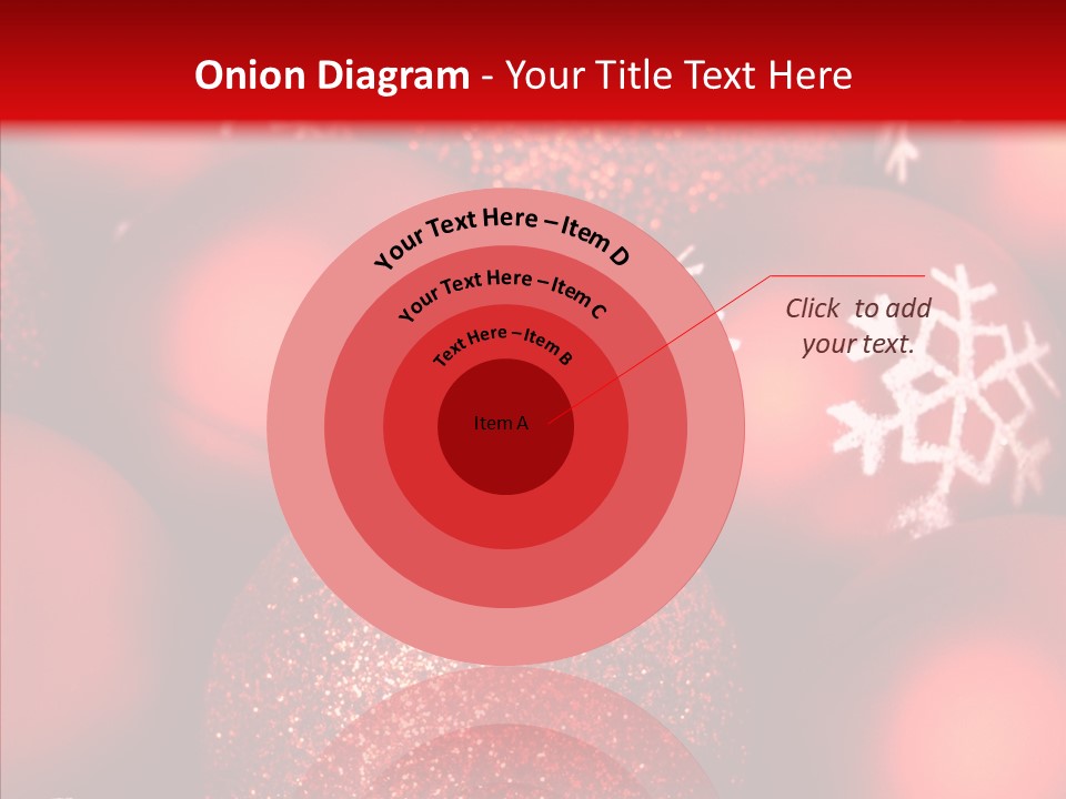 Ball Holiday Ornament PowerPoint Template