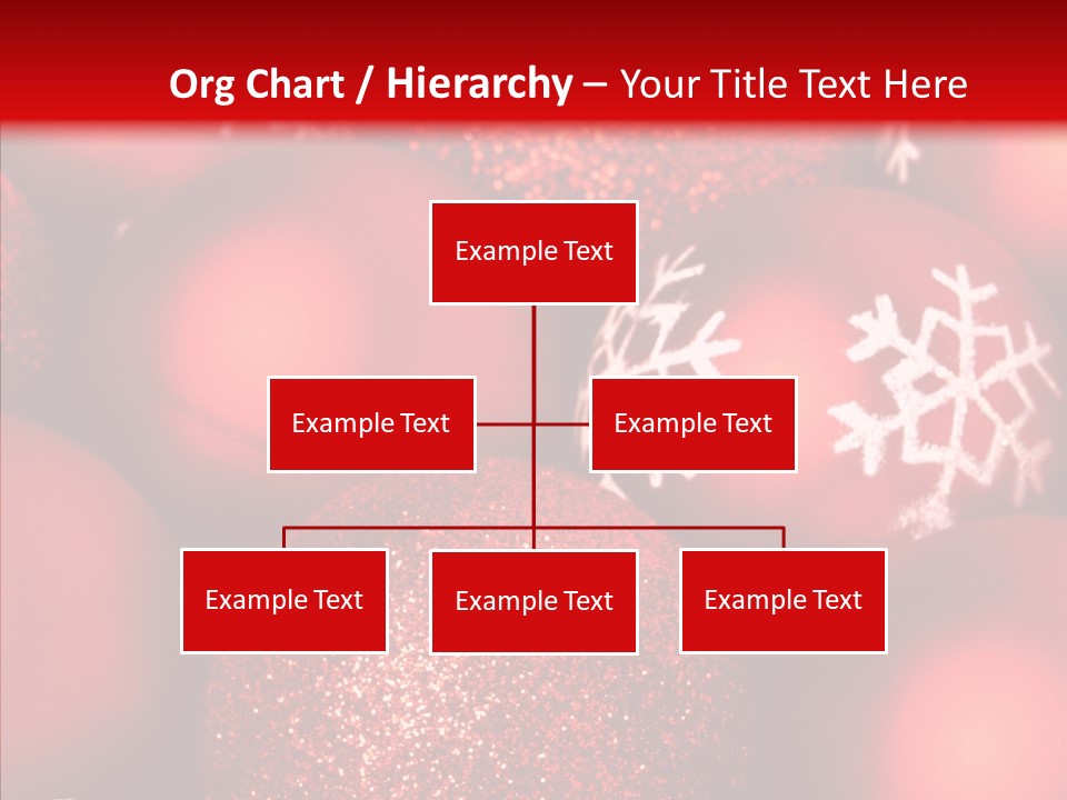 Ball Holiday Ornament PowerPoint Template
