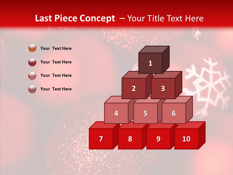 Ball Holiday Ornament PowerPoint Template