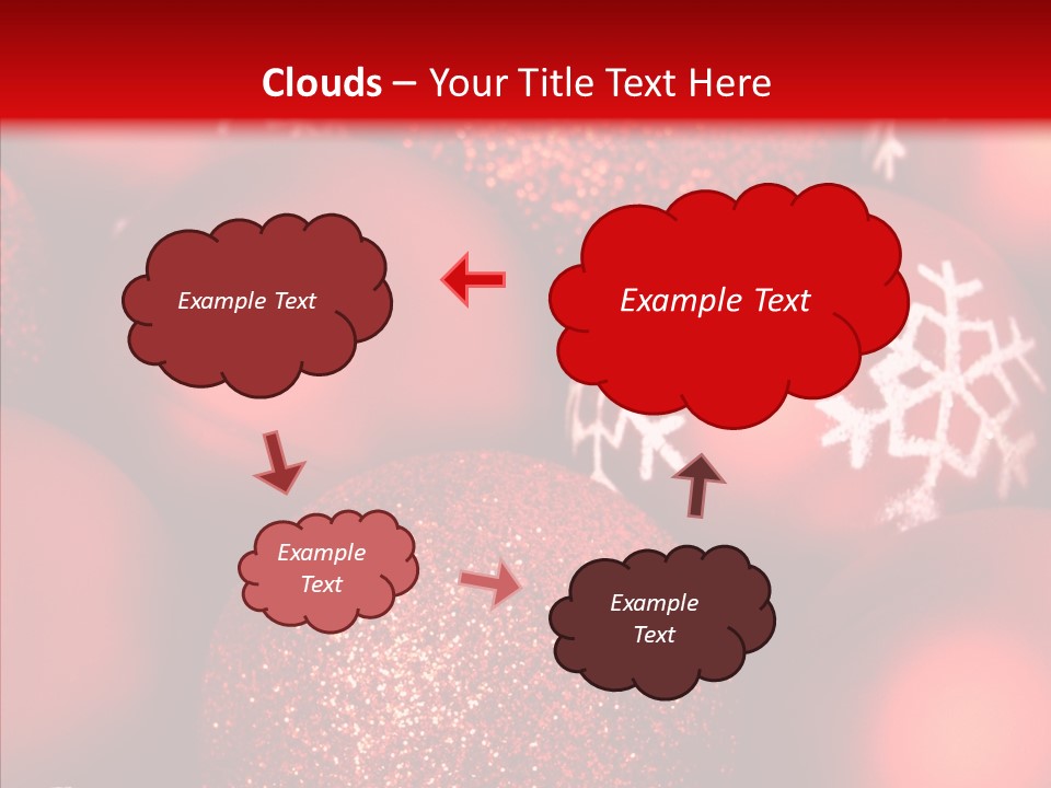 Ball Holiday Ornament PowerPoint Template