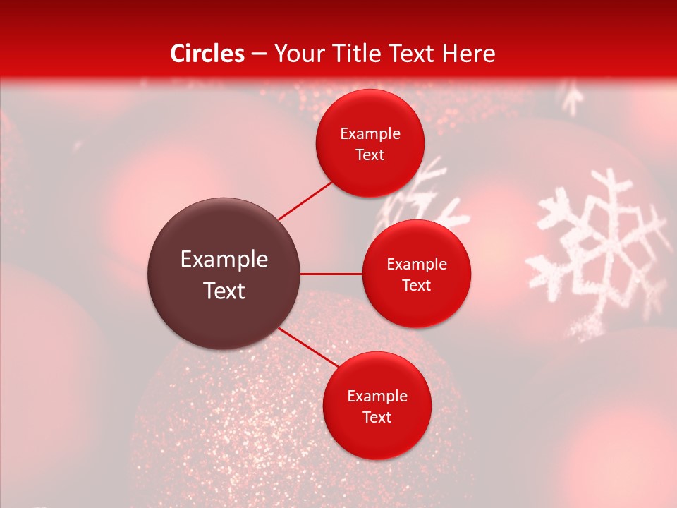 Ball Holiday Ornament PowerPoint Template