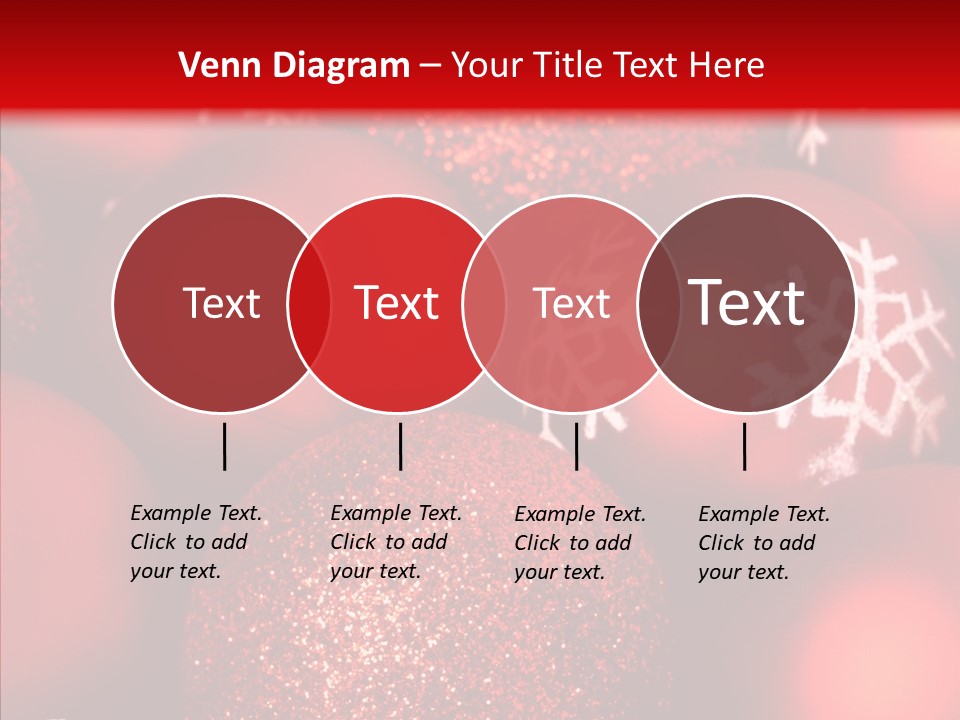 Ball Holiday Ornament PowerPoint Template
