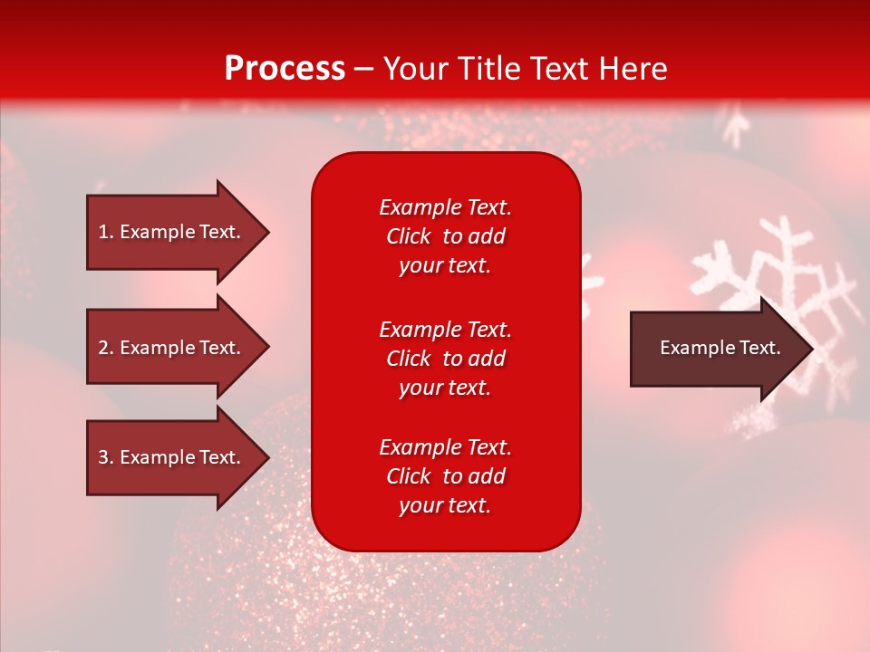 Ball Holiday Ornament PowerPoint Template