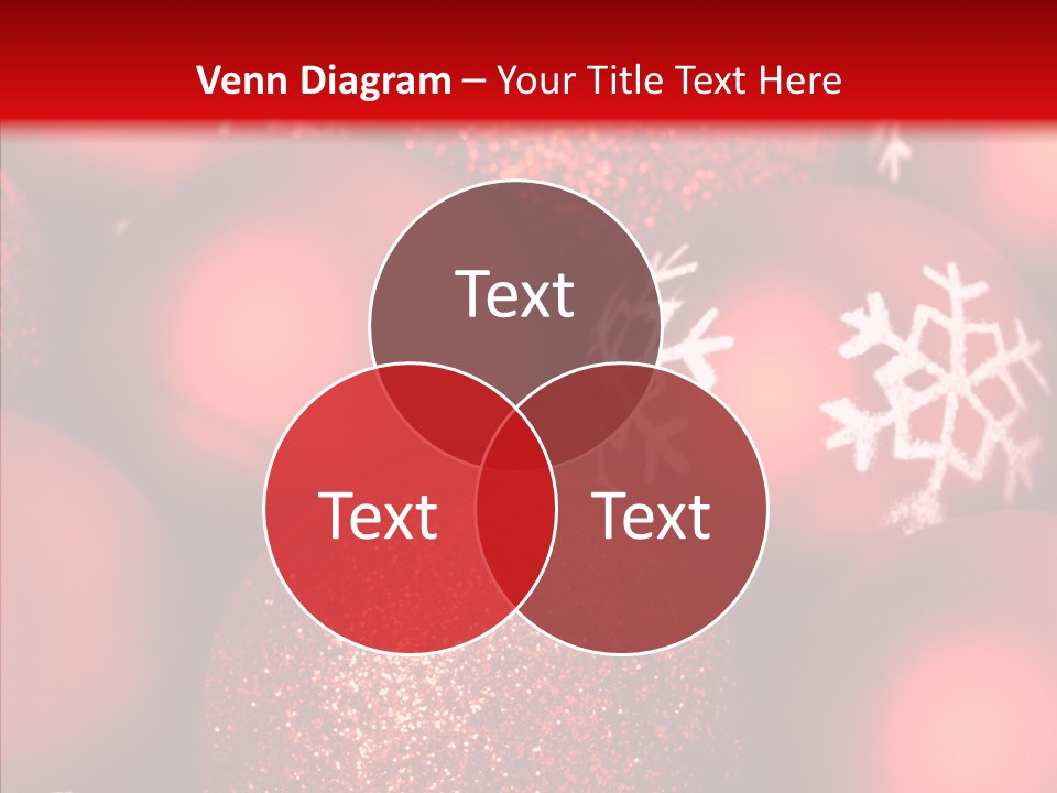 Ball Holiday Ornament PowerPoint Template