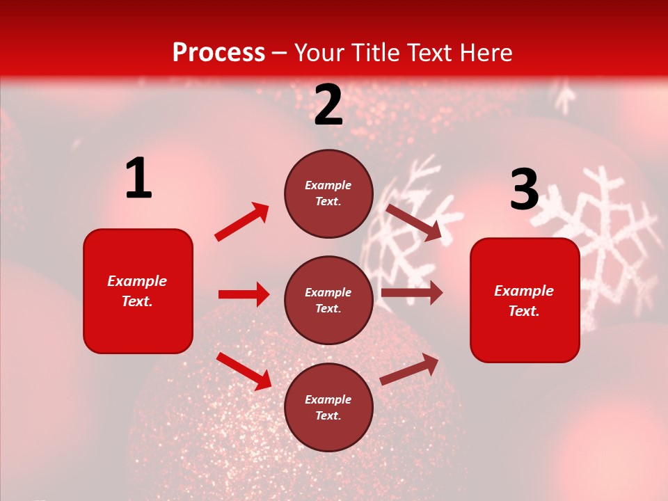 Ball Holiday Ornament PowerPoint Template