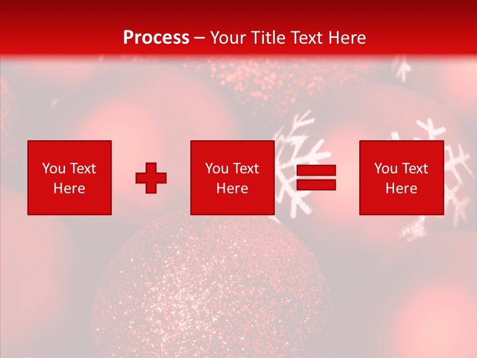 Ball Holiday Ornament PowerPoint Template
