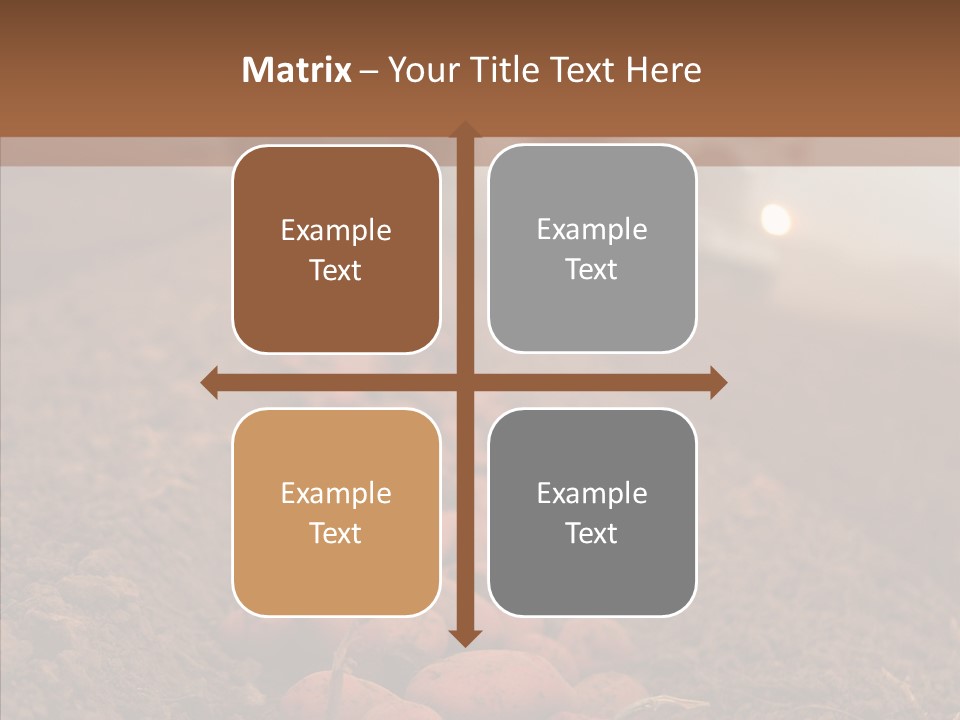Potato Crops Dusty PowerPoint Template