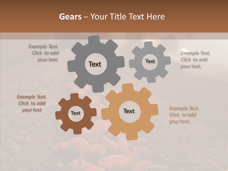 Potato Crops Dusty PowerPoint Template