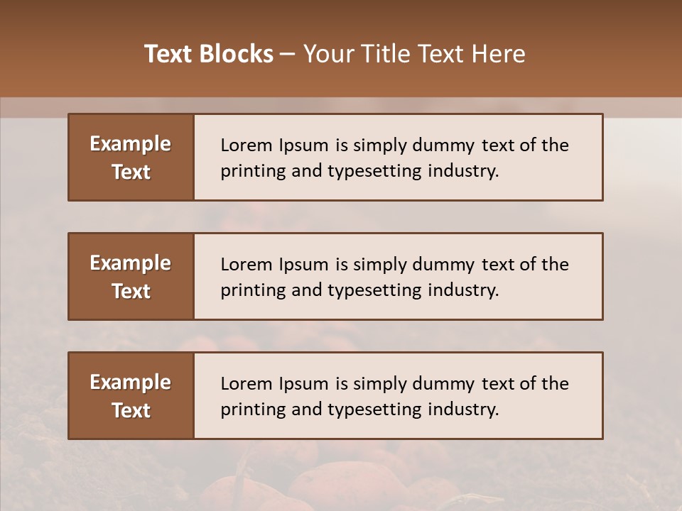 Potato Crops Dusty PowerPoint Template