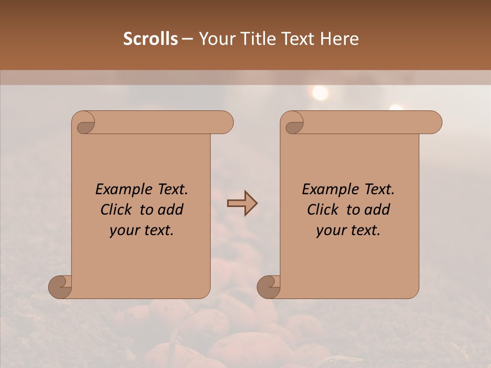 Potato Crops Dusty PowerPoint Template