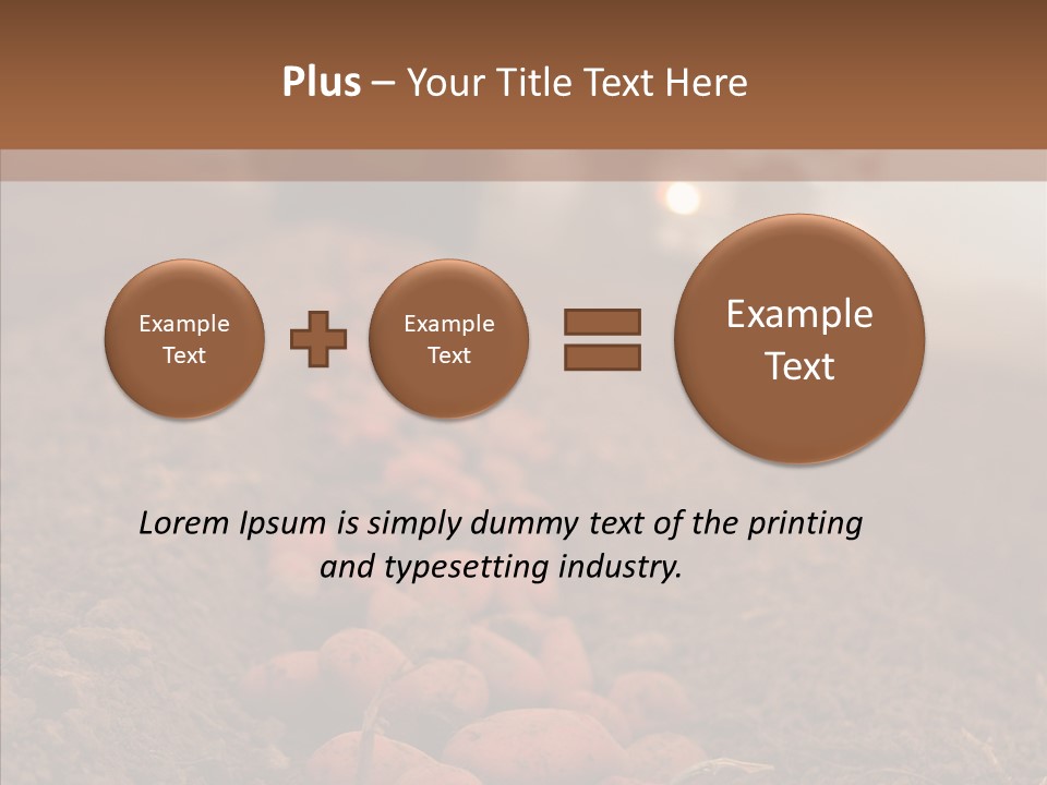 Potato Crops Dusty PowerPoint Template