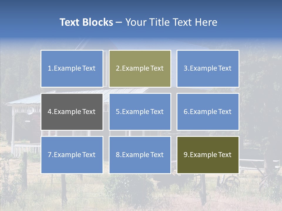 Dwelling Country Home PowerPoint Template