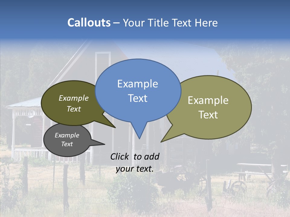 Dwelling Country Home PowerPoint Template