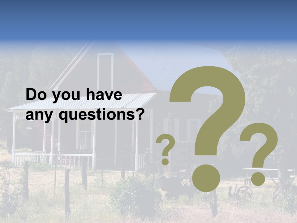 Dwelling Country Home PowerPoint Template