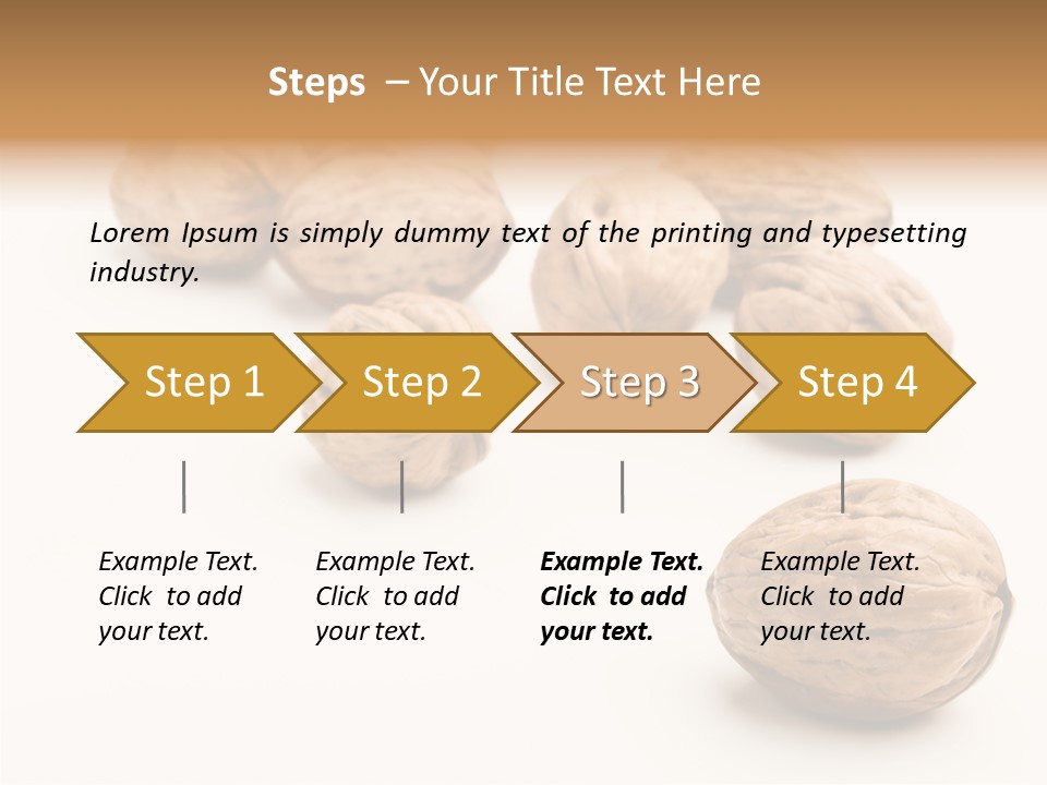 Ingredient Food White PowerPoint Template