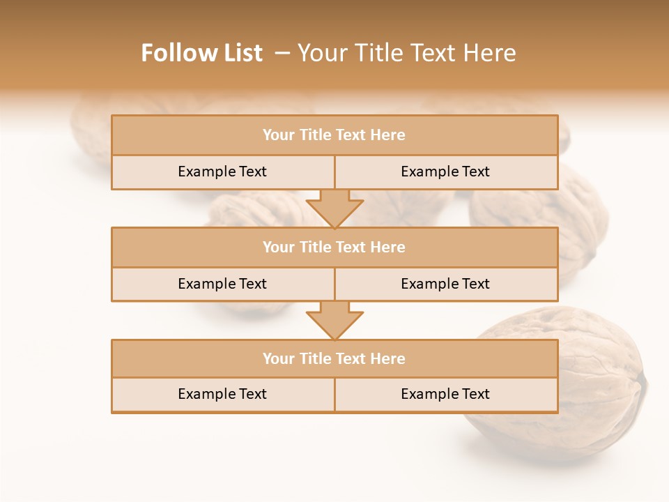 Ingredient Food White PowerPoint Template