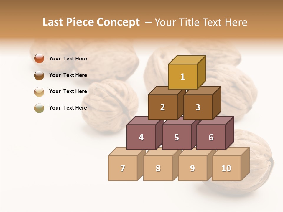 Ingredient Food White PowerPoint Template