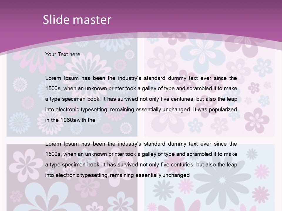 Filigree Natural Color PowerPoint Template